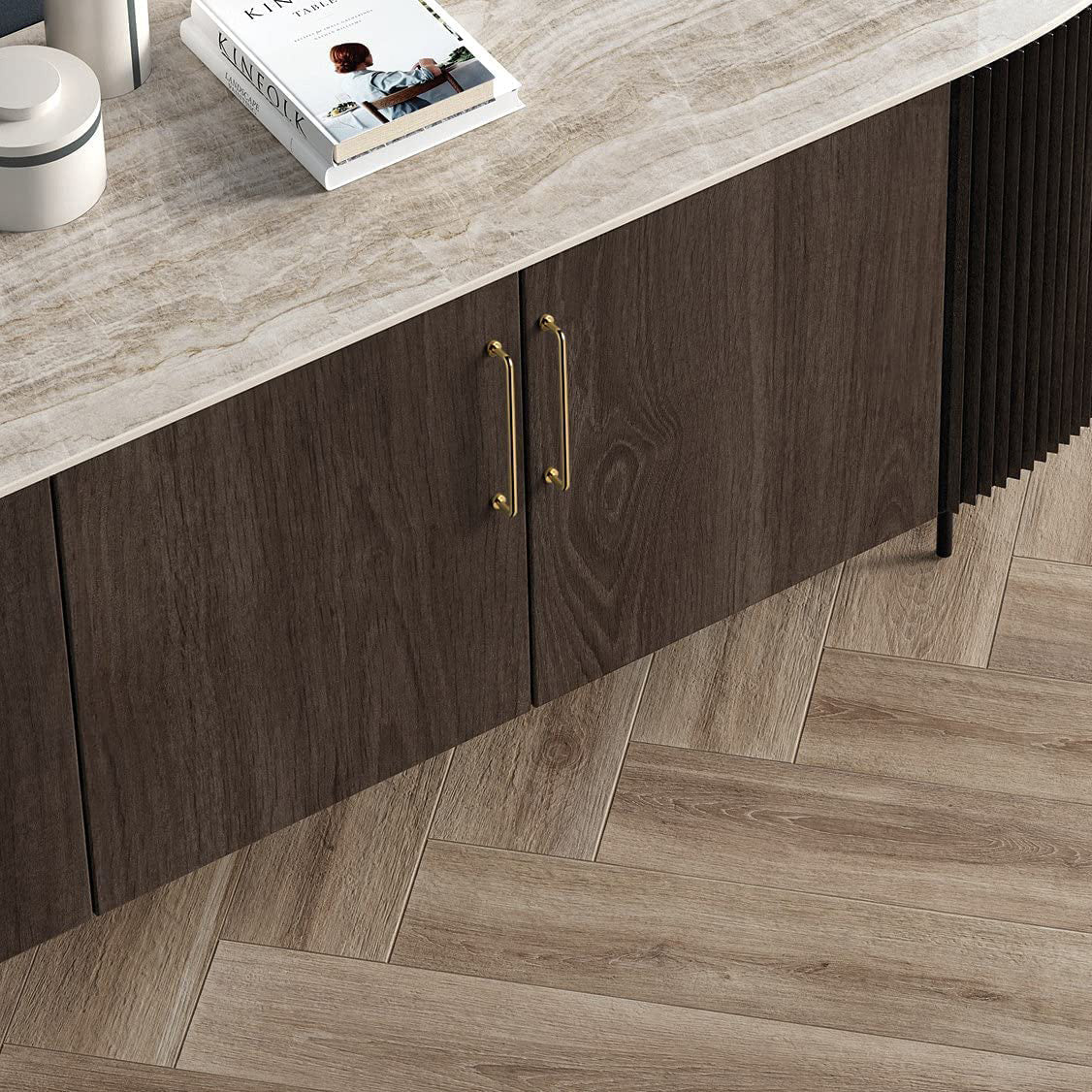Kitchen & Bathroom DIY: 192mm Polished gold Furniture Kitchen Bathroom Cabinet Handles Drawer Bar Handle Pull Knob