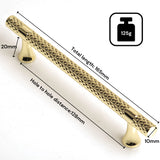 Building Materials: Gold Solid Zinc Kitchen Cabinet Handles Drawer Bar Handle Pull 128mm