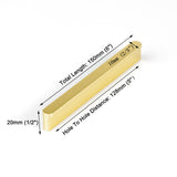 Kitchen & Bathroom DIY: Solid Zinc Furniture Kitchen Bathroom Cabinet Handles Drawer Bar Handle Pull Knob Gold 128mm