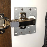 Audio Accessories: 6 Pcs Kitchen Cupboard Door Cabinet Hinges Repair Plate Brackets Kit Fixing Screws