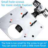 Audio Accessories: 6 Pcs Kitchen Cupboard Door Cabinet Hinges Repair Plate Brackets Kit Fixing Screws