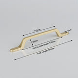 Kitchen & Bathroom DIY: Gold Zinc Kitchen Cabinet Handles Drawer Bar Handle Pull 128mm