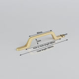 Kitchen & Bathroom DIY: Gold Zinc Kitchen Cabinet Handles Drawer Bar Handle Pull 96mm