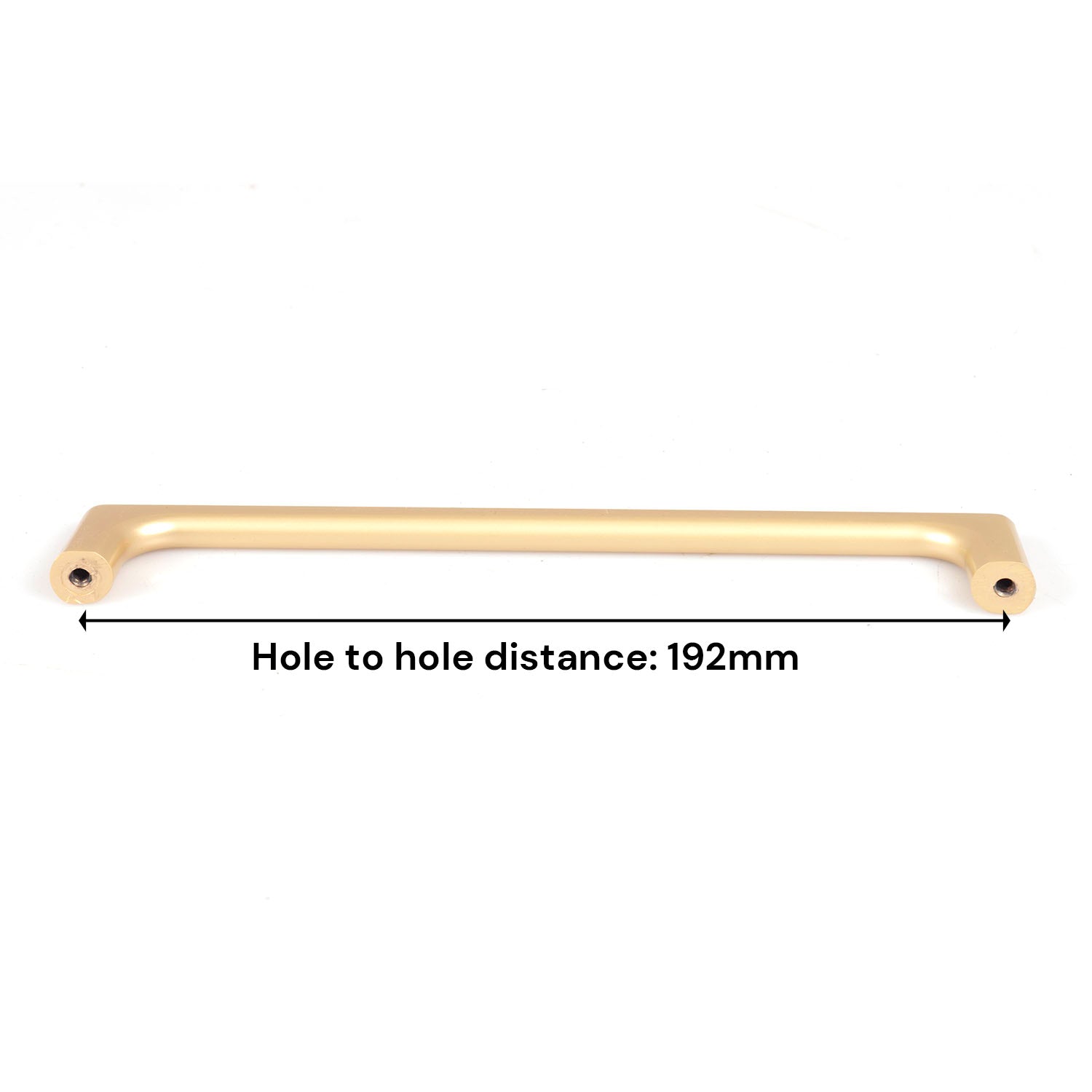 Kitchen & Bathroom DIY: Gold Zinc Kitchen Cabinet Handles Drawer Bar Handle Pull 192mm