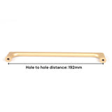 Kitchen & Bathroom DIY: Gold Zinc Kitchen Cabinet Handles Drawer Bar Handle Pull 192mm