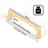 Kitchen & Bathroom DIY: Gold Zinc Kitchen Cabinet Handles Drawer Bar Handle Pull 96mm