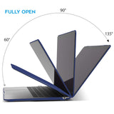 Cases & Skins: MacBook Air 13 Inch Case 2020 2019 2018, A1932, A2179,A2337 Shell Case Keyboard Cover Blue