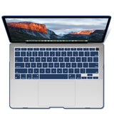 Cases & Skins: MacBook Air 13 Inch Case 2020 2019 2018, A1932, A2179,A2337 Shell Case Keyboard Cover Blue