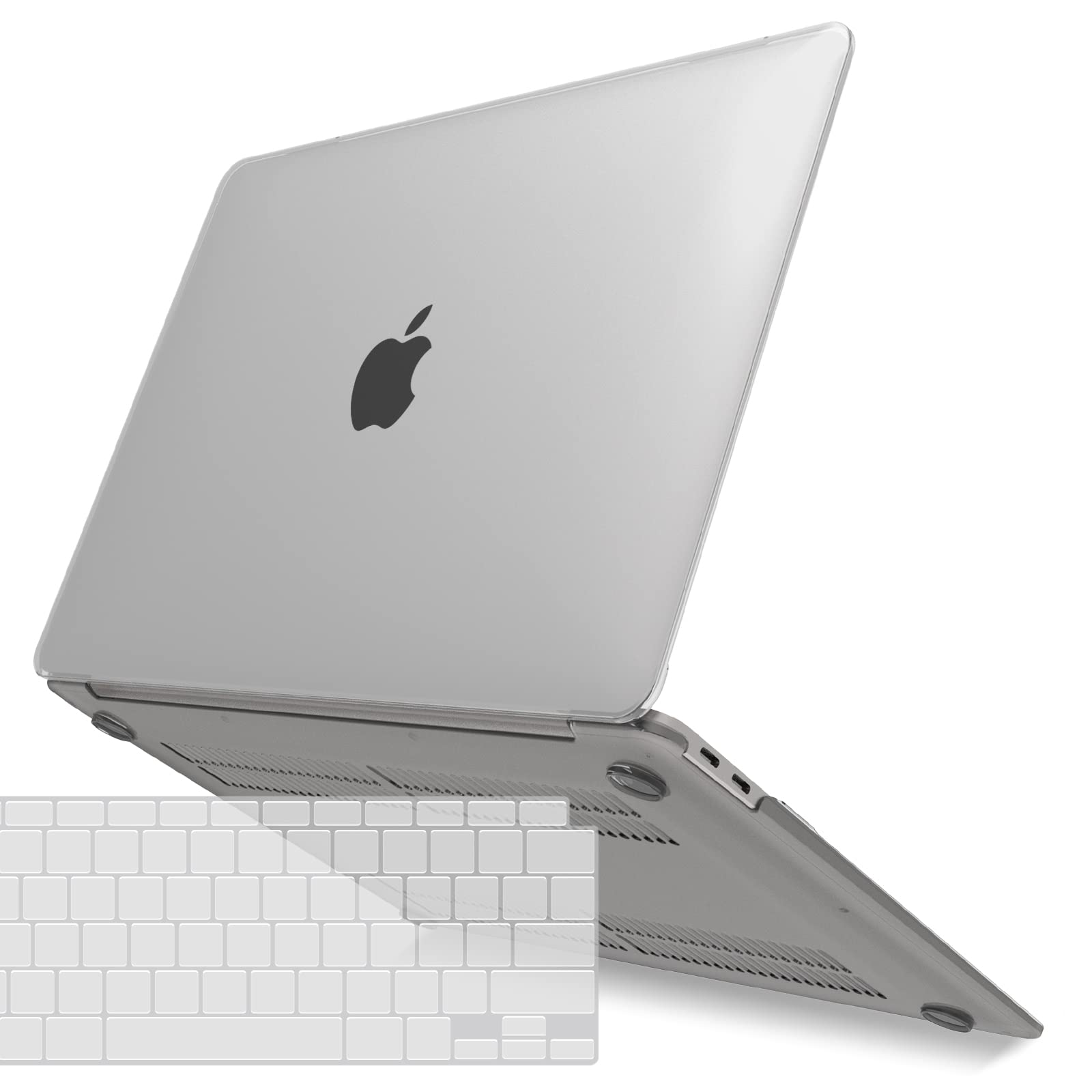 Cases & Skins: MacBook Air 13 Inch Case 2020 2019 2018, A1932, A2179, A2337 Shell Case Keyboard Cover Clear