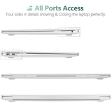 Cases & Skins: MacBook Air 13 Inch Case 2020 2019 2018, A1932, A2179, A2337 Shell Case Keyboard Cover Clear