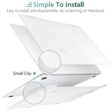 Cases & Skins: MacBook Air 13 Inch Case 2020 2019 2018, A1932, A2179, A2337 Shell Case Keyboard Cover Clear