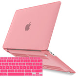 Cases & Skins: MacBook Air 13 Inch Case 2020 2019 2018, A1932, A2179, A2337 Shell Case Keyboard Cover Pink