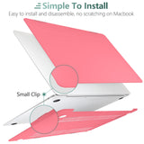 Cases & Skins: MacBook Air 13 Inch Case 2020 2019 2018, A1932, A2179, A2337 Shell Case Keyboard Cover Pink