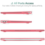 Cases & Skins: MacBook Air 13 Inch Case 2020 2019 2018, A1932, A2179, A2337 Shell Case Keyboard Cover Pink