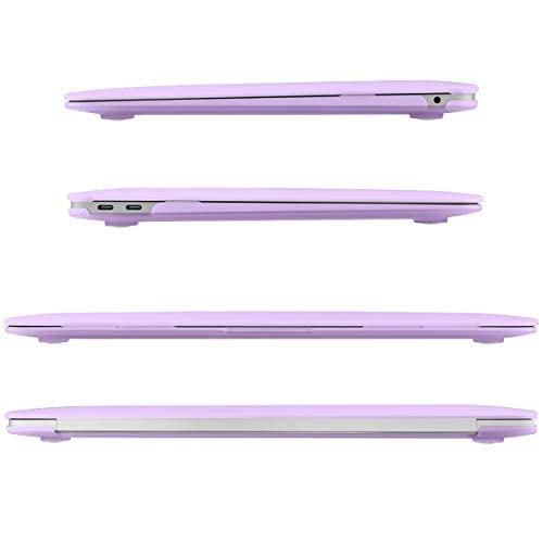 Cases & Skins: MacBook Air 13 Inch Case 2020 2019 2018, A1932, A2179, A2337 Shell Case Keyboard Cover Purple