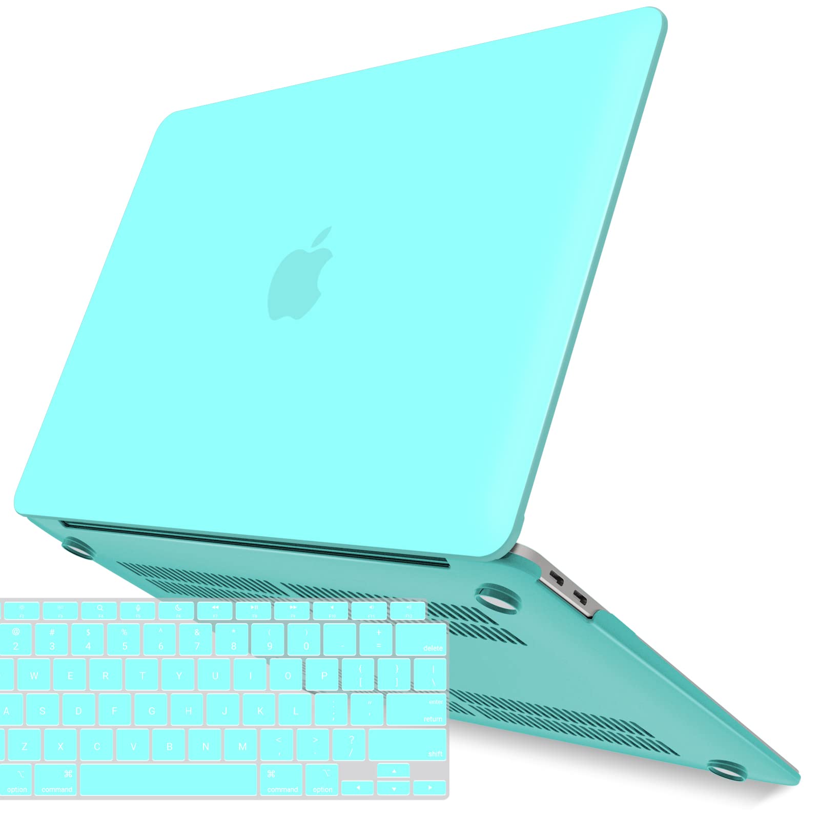 Cases & Skins: MacBook Air 13 Inch Case 2020 2019 2018, A1932, A2179, A2337 Shell Case Keyboard Cover tiffany blue