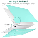 Cases & Skins: MacBook Air 13 Inch Case 2020 2019 2018, A1932, A2179, A2337 Shell Case Keyboard Cover tiffany blue