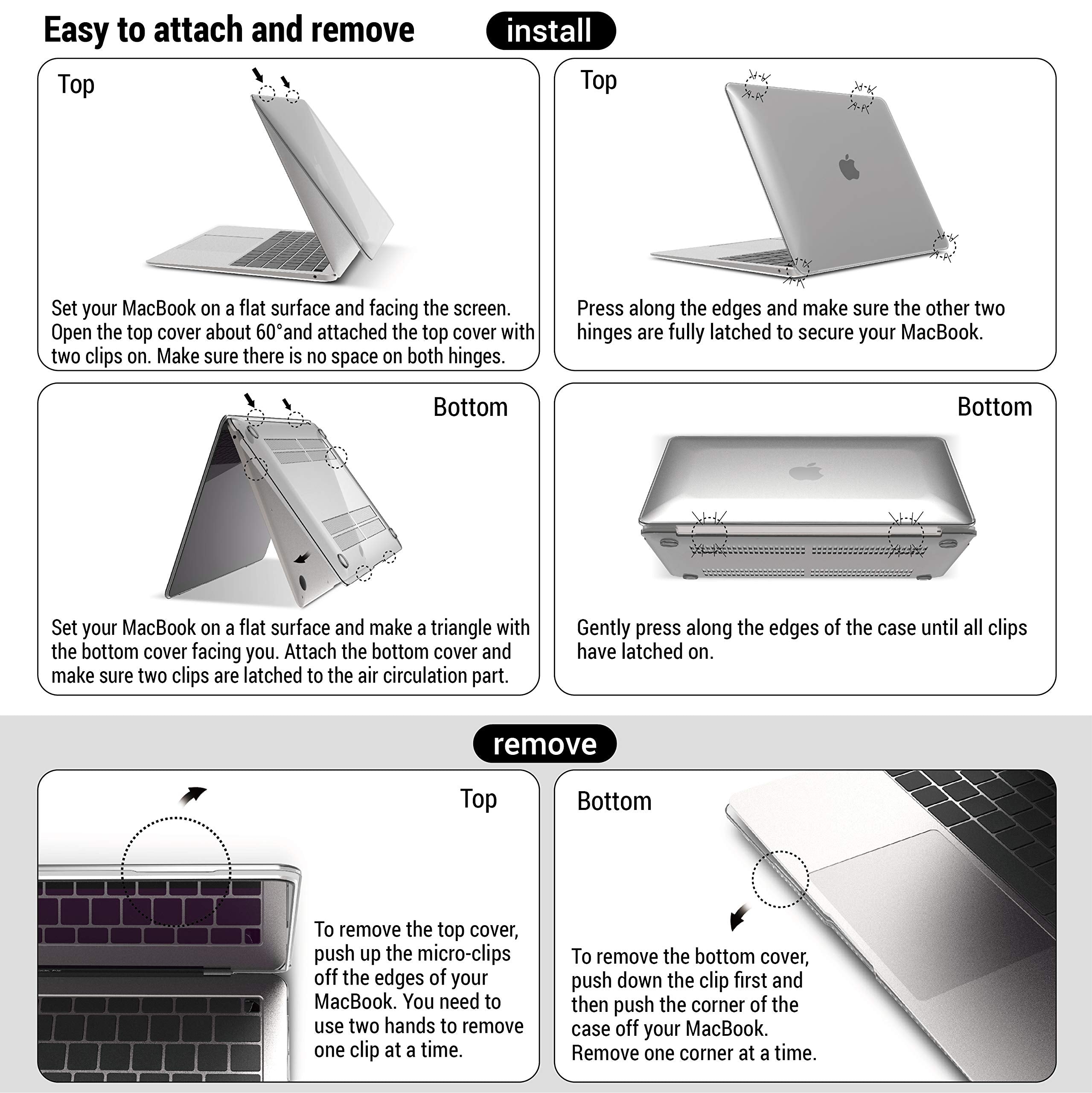 Cases & Skins: MacBook Air 13 Inch Case 2020 2019 2018, A1932, A2179, A2337 Shell Case Keyboard Cover tiffany blue