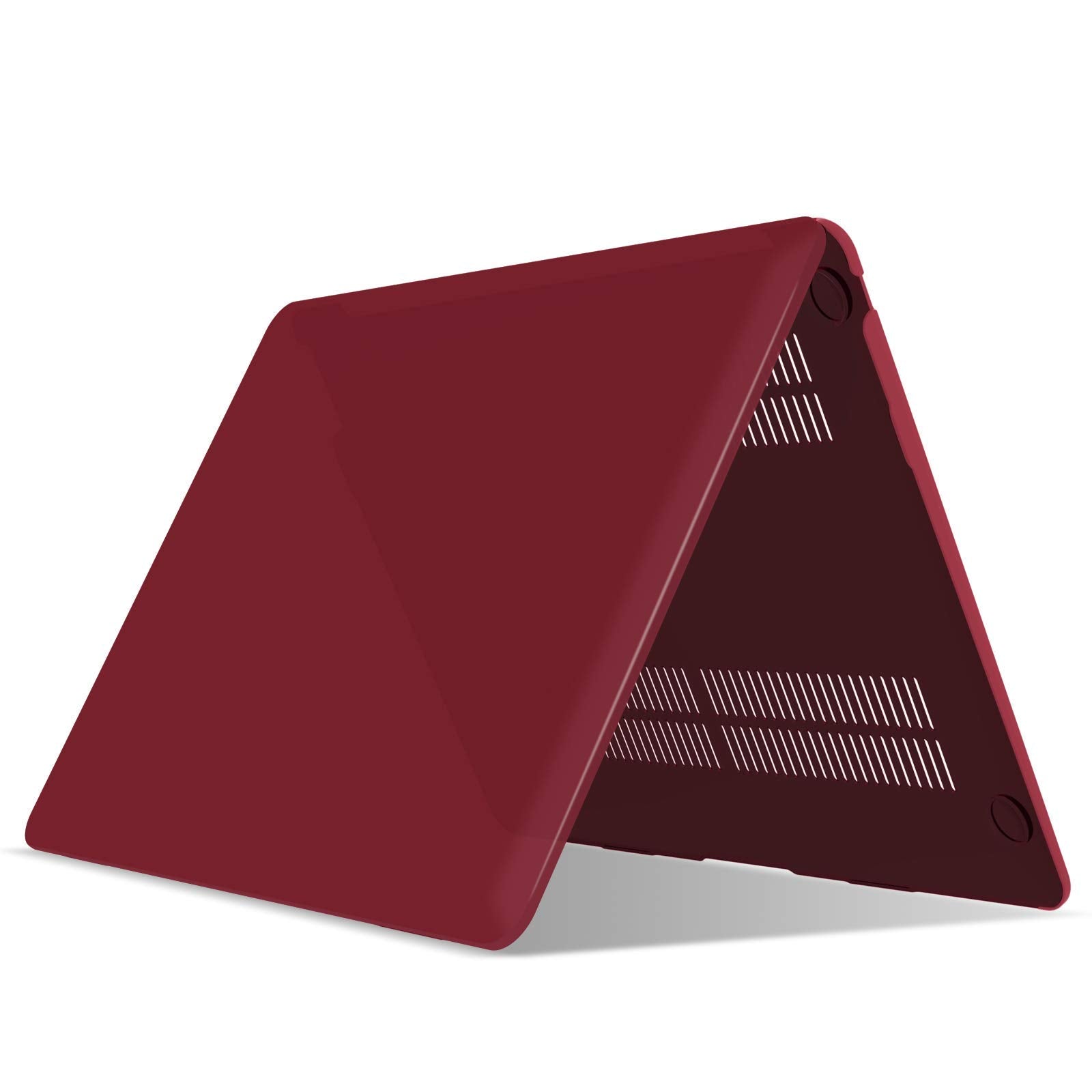 Cases & Skins: MacBook Air 13 Inch Case 2020 2019 2018, A1932, A2179,A2337 Shell Case Keyboard Cover Wine Red