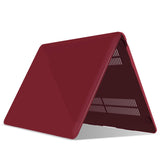 Cases & Skins: MacBook Air 13 Inch Case 2020 2019 2018, A1932, A2179,A2337 Shell Case Keyboard Cover Wine Red