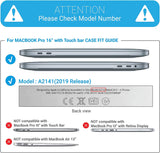 Cases & Skins: MacBook Pro 16 inch 2020 Release A2141 Matte Shell Case Keyboard Cover Touch Bar Clear
