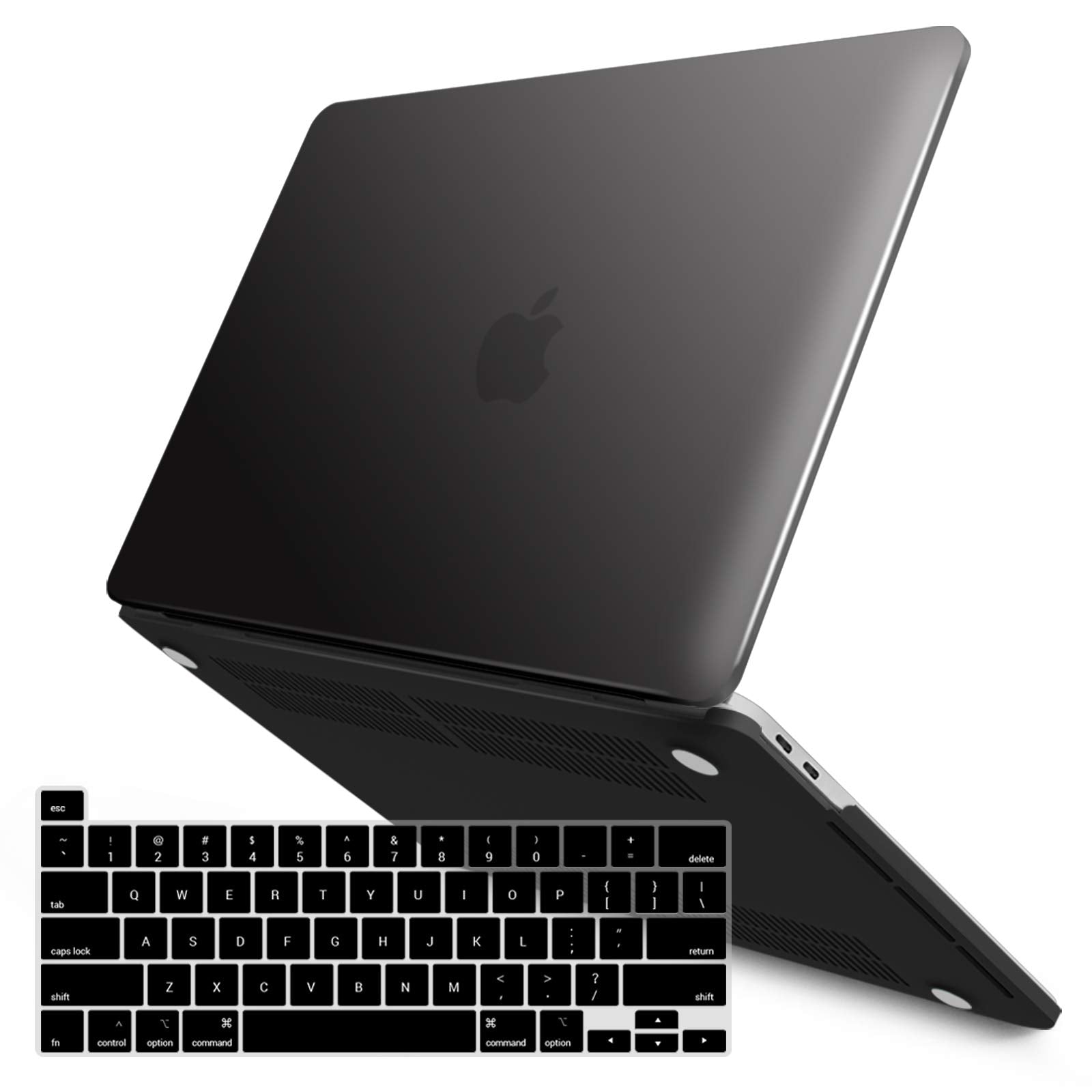 Cases & Skins: MacBook Pro 13 Inch Case 2016-2023 M1 M2 A2338 A2289 A2251 A2159 Hard Shell Case Keyboard Cover Black
