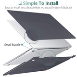 Cases & Skins: MacBook Pro 13 Inch Case 2016-2023 M1 M2 A2338 A2289 A2251 A2159 Hard Shell Case Keyboard Cover Black