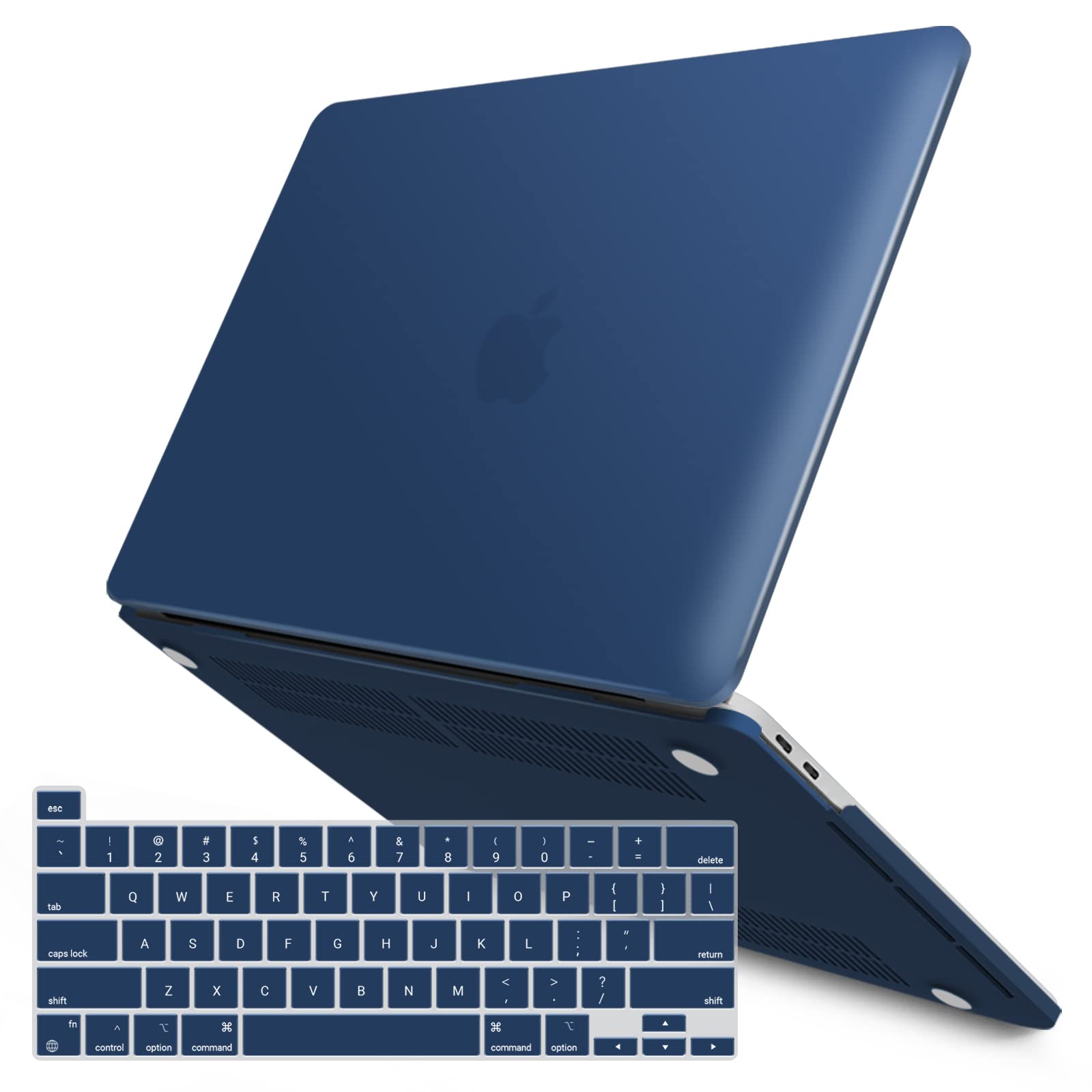 Cases & Skins: Navy Blue MacBook Pro 13 Inch Case 2016-2023 M1 M2 A2338 A2289 A2251 A2159 Hard Shell Case Keyboard Cover