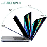 Cases & Skins: Navy Blue MacBook Pro 13 Inch Case 2016-2023 M1 M2 A2338 A2289 A2251 A2159 Hard Shell Case Keyboard Cover