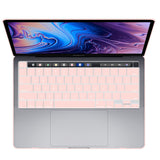 Cases & Skins: Suitable for  Sold Pink MacBook Pro 13 Inch Case 2016-2023 M1 M2 A2338 A2289 A2251 A2159 Hard Shell Case Keyboard Cover