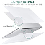 Cases & Skins: MacBook Pro 13 Inch Case 2016-2023 M1 M2 A2338 A2289 A2251 A2159 Hard Shell Case Keyboard Cover White