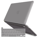 Cases & Skins: Suitable for  Grey MacBook Pro 13 Inch Case 2016-2023 M1 M2 A2338 A2289 A2251 A2159 Hard Shell Case Keyboard Cover