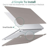 Cases & Skins: Suitable for  Grey MacBook Pro 13 Inch Case 2016-2023 M1 M2 A2338 A2289 A2251 A2159 Hard Shell Case Keyboard Cover