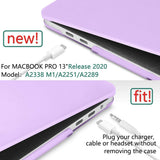 Cases & Skins: Purple MacBook Pro 13 Inch Case 2016-2023 M1 M2 A2338 A2289 A2251 A2159 Hard Shell Case Keyboard Cover