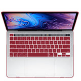 Cases & Skins: Wine Red MacBook Pro 13 Inch Case 2016-2023 M1 M2 A2338 A2289 A2251 A2159 Hard Shell Case Keyboard Cover