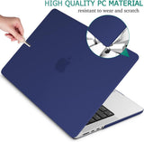 Cases & Skins: Suitable for MacBook Pro 14 Max Inch Case 2023 2022 2021 M2 A2779 M1 A2442 Hardshell Case Keyboard Cover Blue