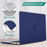 Cases & Skins: Suitable for MacBook Pro 14 Max Inch Case 2023 2022 2021 M2 A2779 M1 A2442 Hardshell Case Keyboard Cover Blue