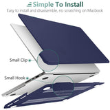 Cases & Skins: Suitable for  MacBook Pro 16 inch Case 2023 2022 2021 M2 A2780 A2485 M1 Pro/Max Hard Shell Case Keyboard Cover Blue