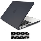 Cases & Skins: Suitable for  2023 2022 MacBook Air 13 inch case M2 Model A2681 Hard Shell Case Keyboard Cover Black