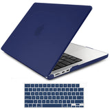 Cases & Skins: Suitable for  2023 2022 MacBook Air 13 inch case M2 Model A2681 Hard Shell Case Keyboard Cover Blue