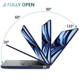 Cases & Skins: Suitable for  2023 2022 MacBook Air 13 inch case M2 Model A2681 Hard Shell Case Keyboard Cover Blue