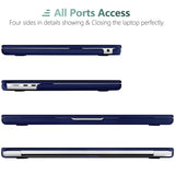 Cases & Skins: Suitable for  2023 2022 MacBook Air 13 inch case M2 Model A2681 Hard Shell Case Keyboard Cover Blue