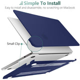 Cases & Skins: Suitable for  2023 2022 MacBook Air 13 inch case M2 Model A2681 Hard Shell Case Keyboard Cover Blue