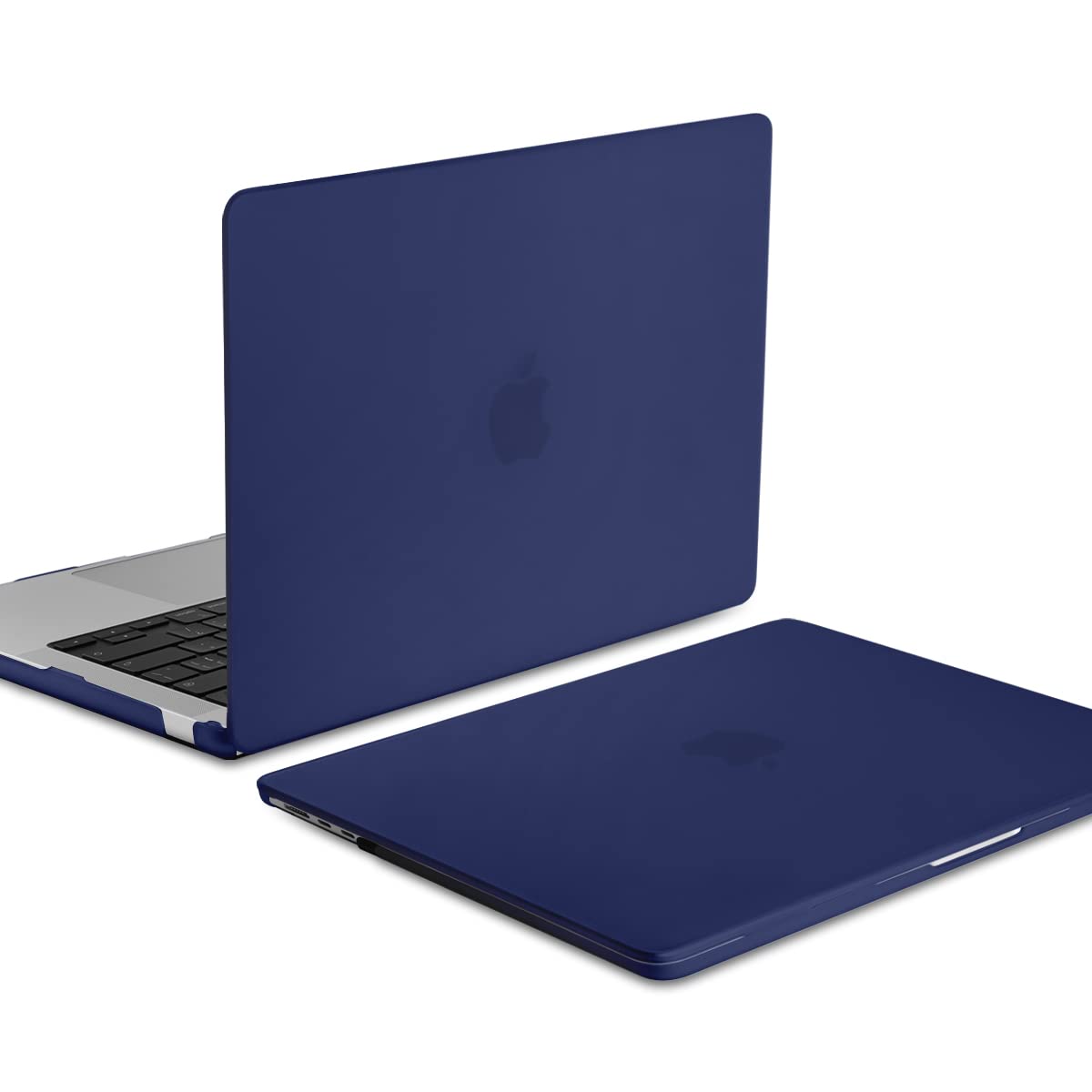 Cases & Skins: Suitable for  2023 2022 MacBook Air 13 inch case M2 Model A2681 Hard Shell Case Keyboard Cover Blue