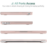 Cases & Skins: Suitable for  2023 2022 MacBook Air 13 inch case M2 Model A2681 Hard Shell Case Keyboard Cover Sold Pink