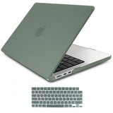 Cases & Skins: Suitable for  2023 2022 MacBook Air 13 inch case M2 Model A2681 Hard Shell Case Keyboard Cover Midnight Green