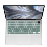 Cases & Skins: Suitable for  2023 2022 MacBook Air 13 inch case M2 Model A2681 Hard Shell Case Keyboard Cover Midnight Green