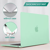 Cases & Skins: Suitable for  2023 2022 MacBook Air 13 inch case M2 Model A2681 Hard Shell Case Keyboard Cover Green