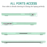 Cases & Skins: Suitable for  2023 2022 MacBook Air 13 inch case M2 Model A2681 Hard Shell Case Keyboard Cover Green