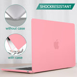 Cases & Skins: Suitable for  2023 2022 MacBook Air 13 inch case M2 Model A2681 Hard Shell Case Keyboard Cover Pink